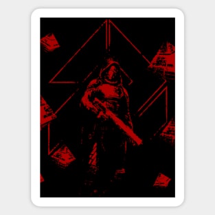 SIVA HUNTER OLD ART Sticker